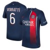 Camiseta de fútbol Paris Saint-Germain 2023-24 Verratti 6 Primera Equipación - Hombre